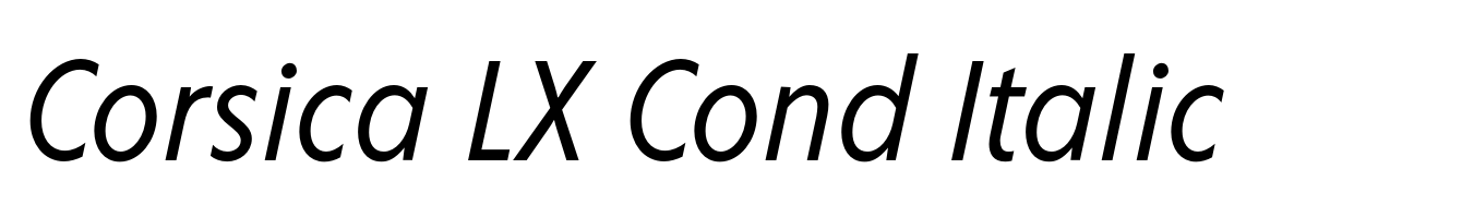 Corsica LX Collection Schriftart | Webfont & Desktop | MyFonts